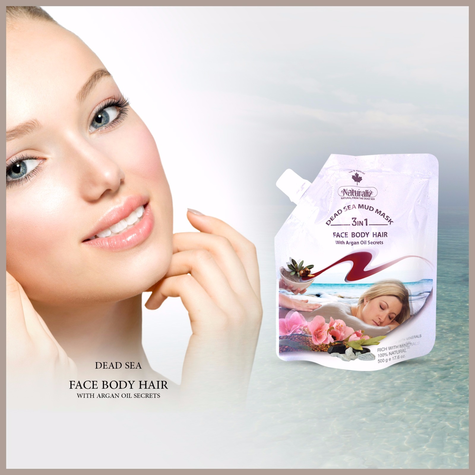 Mud Mask ( Face, Body & Hair) with Argan oil