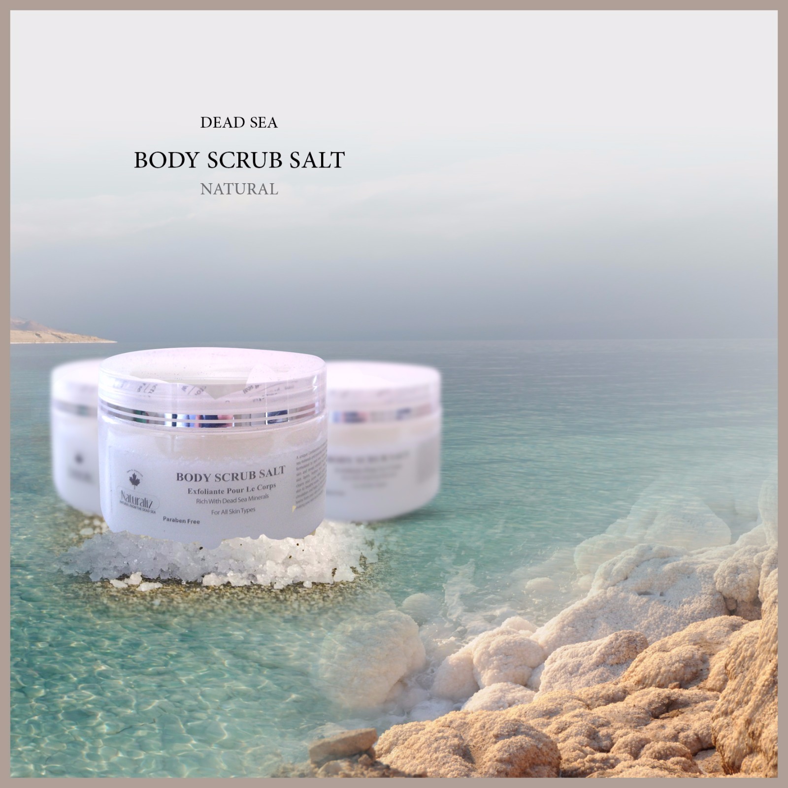  Body Scrub Salt Natural